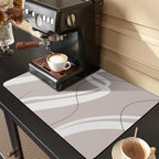 Golener Thick Mat for Coffee Maker,Water Collection Coffee Mat，No-Slip Mats for Small Appliances - Coffee Makers, Blenders, Stand Mixers,Juice Machine,etc, 23"x15"