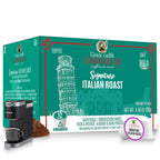 Caffè Garibaldi Italian Roast Coffee Pods, Single-Serve Capsules for Keurig K-Cup Brewers with 100% Arabica Blend, Single Serve Cups for Coffee Makers, Recyclable 12 Count K-Pods - Dark Roast