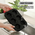 Muffin Baking Pan, Nonstick Premium Carbon Steel Muffin Pan for Baking, Cupcake Tin Cheesecake Pans