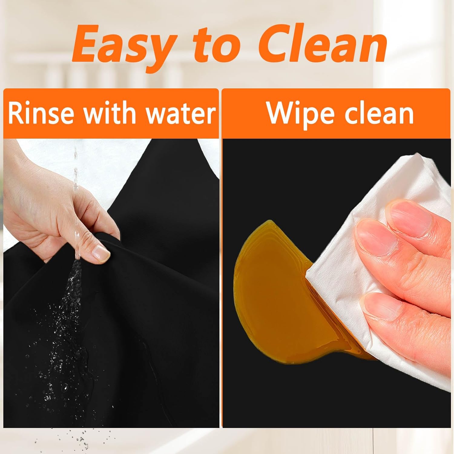 23.62"x15.74"(60cmx40cm) Countertop Protector Mat, Silicone Mats for Kitchen Counter, Cuttable Heat Resistant Mats for Counter, Waterproof Silicone Kitchen Island Protector Mat(2Pack, Dark Gray)