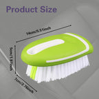 Carpet and Interior Cleaning Brushes, car Cleaning Brushes, Carpet Washing Brushes, Hard Bristle Detail Brushes, car and Home Interior Leather Brushes (Green)