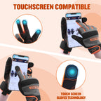 HANDLANDY Work Gloves for Men & Women, Utility Mechanic Working Gloves Touch Screen, Flexible Yard Work Gloves