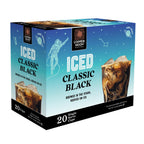 Copper Moon Single Serve Coffee Pods for Keurig K-Cup Brewers, Classic Black Brew Over Ice, 20 Count