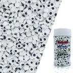 7mm Mini Candy Eyes for Decorating Edible Candy Eyes Eyeballs Halloween Sprinkles for Cake Decorations, Baking, Ice Cream, Cookies, Cupcake Topper 3OZ