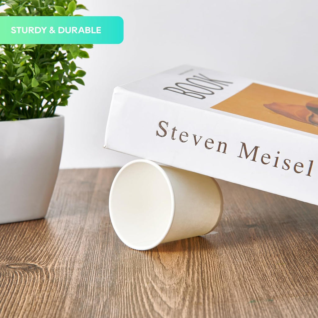 JOLLY PARTY 2 oz Paper Cups, 1440 Pack Small Bathroom Paper Cups, White Mouthwash Cups, Disposable Mini Espresso Cups, Paper Sampling Cup