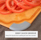 Elihome Cutting Pastry Board and 5-piece Premium Stainless Steel Kitchen Knife Set