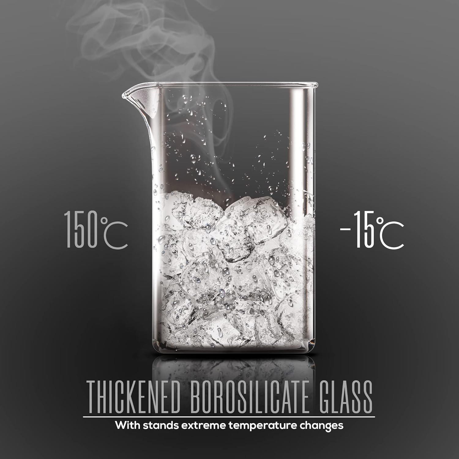 Utopia Kitchen 12 Ounce 0.35 Liter French Press Coffee Maker, Tea Maker, Travel Coffee Presses, Heat Resistant Thickened Borosilicate Coffee Pot for Camping Travel Gifts, White Pack of 1