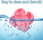 1 Pcs Cute Crab Chocolate Silicone Mold, Ocean Theme Cake Decoration Fondant Mold, for Summer Party Cupcake Toppers Cookies Candy Chocolate Gum Resin Modeling Clay Plaster Soap Reusable