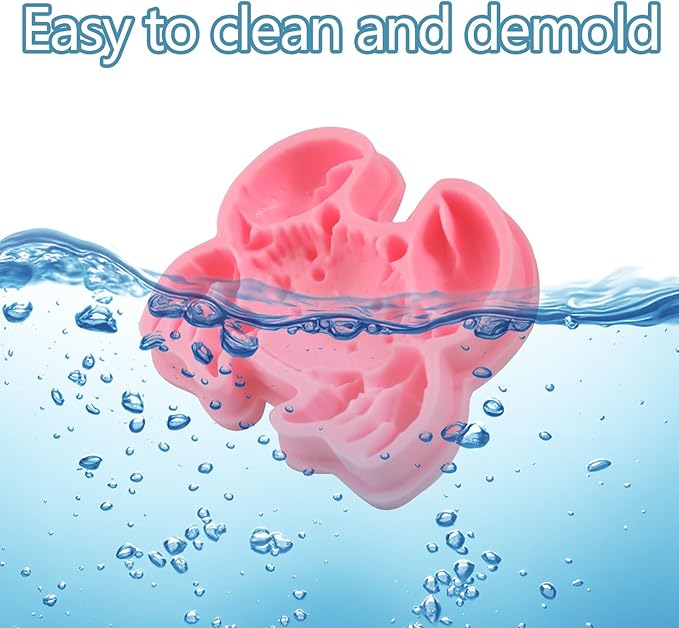 1 Pcs Cute Crab Chocolate Silicone Mold, Ocean Theme Cake Decoration Fondant Mold, for Summer Party Cupcake Toppers Cookies Candy Chocolate Gum Resin Modeling Clay Plaster Soap Reusable