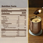 OKTEA Bubble Pearl Milk Tea Kit - Assam & Ceylon Tea Blend, New Zealand Milk, Preservative-Free Tapioca, Serve Hot or Iced - Single Box of 5 Servings