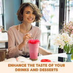 Fanale Watermelon Popping Boba Pearls, Vegan, Non GMO, Gluten Free, Fat Free, Perfect for Bubble Tea, Smoothies, Ice Cream, Desserts, and Beverages.