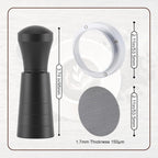 54mm WDT Tool Espresso Accessories Kit,GdHaHSP Dosing Funnel and Puck Screen Set,Espresso Stirrer Distribution Tool,Espresso Whisk for espresso tools