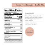 Stellar Eats Grain-Free Pancake & Waffle Mix | Gluten-Free, Dairy-Free, Plant-Based, Paleo-Friendly | Sweetened with Coconut Sugar | Almond Flour-Based | Makes Fluffy, Thick Pancakes | 7.3 oz | 1 Pack