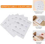 Glass Food Storage Containers with Bamboo Lids, 34 Oz High Borosilicate Glass Jars for Coffee Bean, Candy, Cookie, Flour, Square