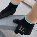 Kebada 120 Pairs Work Gloves Bulk Pack, Mens Work Gloves with Grip, PU Dipped Gloves for Warehouse, Construction, Gardening and Mechanics, Black, Medium