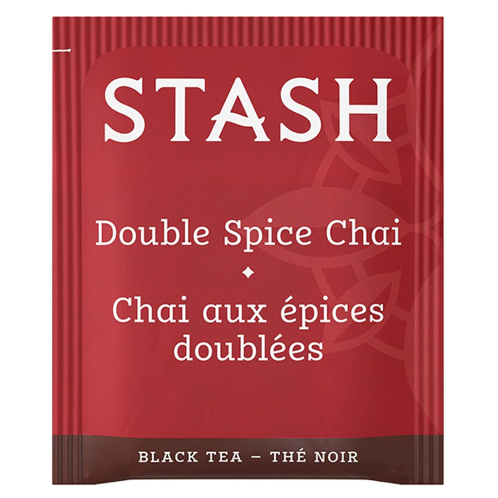 Stash Tea Double Spice Chai Black Tea, 6 Boxes With 18 Tea Bags Each (108 Tea Bags Total)