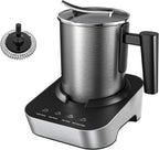 Electric Milk Frother and Steamer 4-in-1 with Stainless Steel Pitcher Cup(400ml/13.5oz), Auto Shut-Off, Hot & Cold Foam Maker and Milk Warmer for Coffee Cappuccinos, Dishwasher Safe