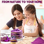 Purple Sweet Potato Powder 11.5oz (326g) - Natural Food Coloring for Baking, Drinks & Smoothies｜Ube/Purple Yam Alternative, Non-GMO, Gluten-Free, Resealable Pack
