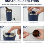 Electric Coffee Grinder, coffeeBean and Spice Grinder,300w powerful power portable With Heavy-DutyStainless Steel Grind Blades