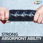 Airlab Microfiber Cleaning Cloth Waffle Weave Dust Rags for Household Kitchen Towel Absorbent Quick Drying Cleaning Rags Streak Free Lint Free, 6 Pack,12 x 12 Inches, Grey