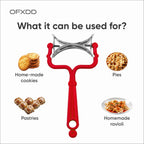 Rolling Dough Cutter - Round Baking Cutter Roller - Circle Cookie Cutters