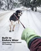 Waterproof Winter Gloves with Grip, Balaena Freezer Gloves for Light Duty Work & Outdoor Adventure, Hiking, Farming, Washing, Ice Fishing, Green, Small