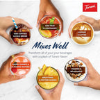 Torani Flavored Drink Syrup Soda Shop Variety Pack, Raspberry, Peach, Vanilla & Strawberry, 25.4 fl oz (Set of 4)