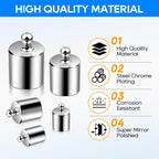 UCEC Calibration Weight Set 1000g for Digital Scale with Case and Tweezers, Gram Scale-M2 Class 10g 20g 20g 50g 100g 100g 200g 500g