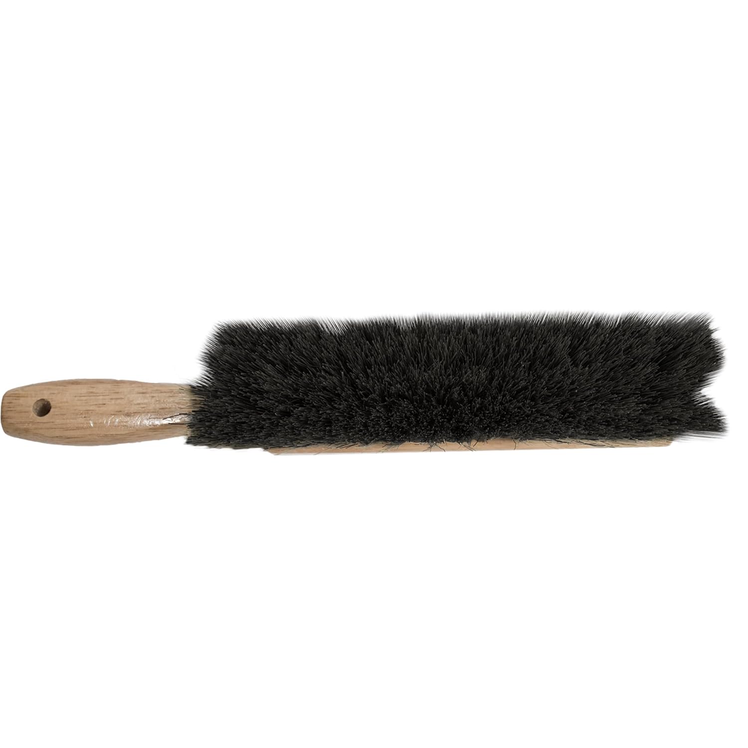 Marshalltown 13 1/2 Inch Beaver Tail Brush, Black Horsehair Fibers, Masonry, Concrete, Made in The USA, 6517