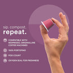 WOKEN COFFEE Compostable Nespresso Pods - Portofino Medium Roast Italian Espresso Coffee Capsules Compatible With Nespresso Coffee Machine (60 Pod Count, 6 Boxes)