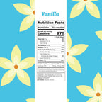 Flourish Protein Pancake & Waffle Mix, with Whey Protein & Flax Seed, No Added Sugar, High in Protein & Fiber - Just Add Water - Vanilla Flavour, 430g (2 Pack) - Made in Canada