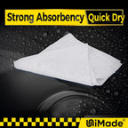 Shop Towels, 100 Pack Commercial Grade Work Rags Microfiber Towels for Cars Cleaning Rags Bulk Detailing Cloth for Automotive Bar Mechanic Restaurant Garage Housekeeping, 11.5"x 11.5", White