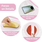 Silicone Pastry Mat for Dough Rolling, Extra Large Silicone Baking Mat with Measurements, Baking sheet for Cookies Fondant Pie Crust, Countertop Protector