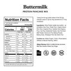 ProDough Shop Buttermilk Pancake and Waffle Mix - Gluten Free, Low Carb, High Protein Pancake Mix - Healthy Pancakes and Waffles for Breakfast or Snack