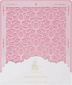 Large Cake Decorating Stencil (IRIE) Iris Flower Pattern