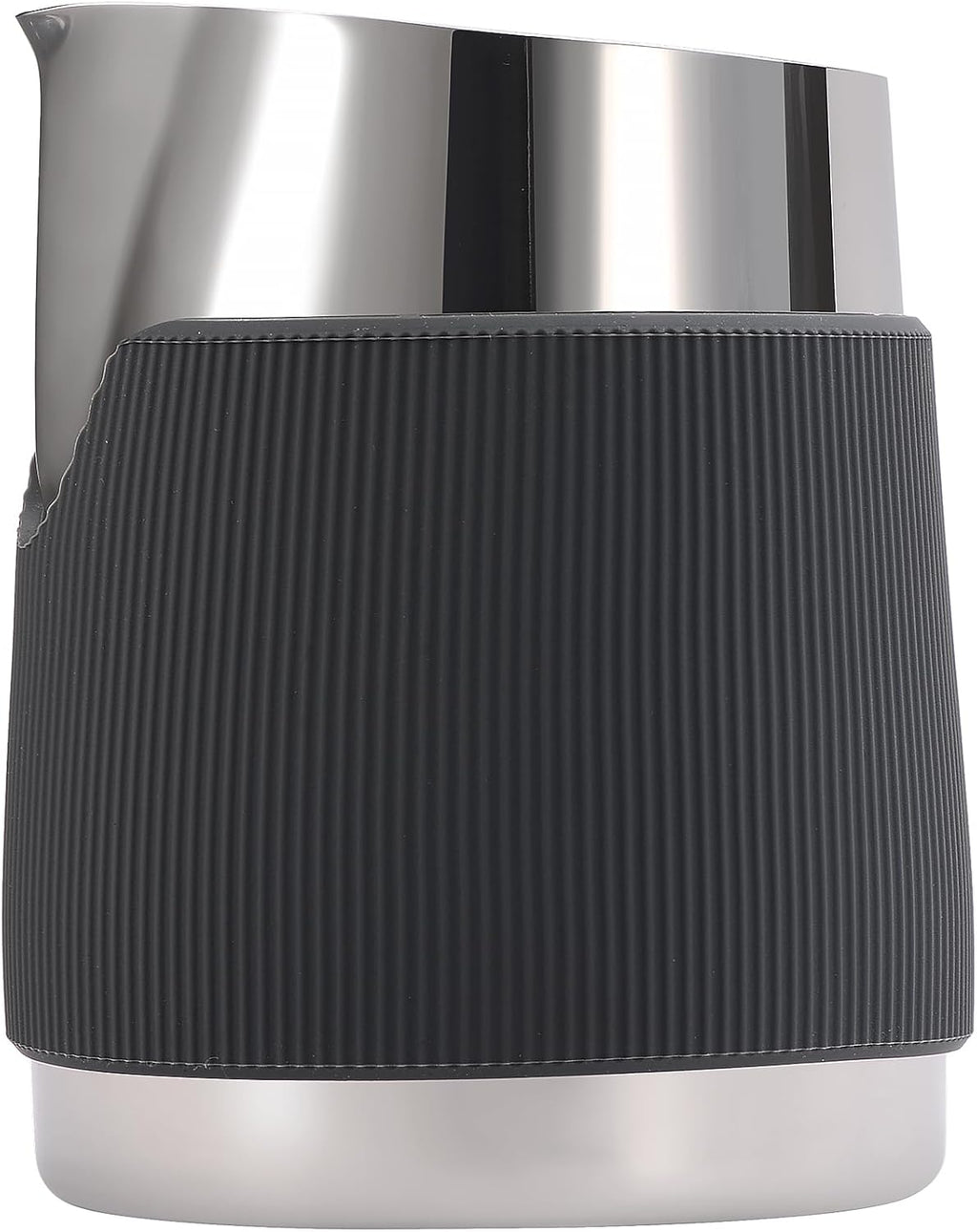 Normcore Handleless Milk Frothing Jug, Milk Pitcher 20.3 oz, Milk Frother Steamer Cup Stainless Steel Espresso Cup, Sharp Spout, Silver, 600 ml