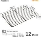 CHEFMADE Baking and Cooling Rack, Nonstick 12.2-Inch Rectangle Wire Rack Bakeware