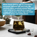 HANFANGLING White Peach Oolong Tea and Strawberry Black Tea, Natural Loose Leaf Tea,The Choice for Enjoying a Beautiful Life,Tea Lover's Gift (White Peach Oolong Tea + Strawberry Black Tea)