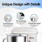 Kitchen in the box Stand Mixer - 8.5 Quart Mixing Bowl, 900 Watt Kitchen Electric Mixer for Heavy Dough, Large Capacity Food Mixer for Home Cooks with Egg Whisk, Dough Hook & Flat Beater (Cream)