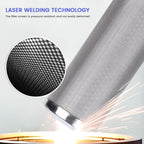 Amwater Stainless Steel Cleanable Wire Mesh Filter Cartridge 10”Length,2.5"OD(5 Micron)