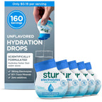 Stur Electrolyte Drops | Trace Minerals for Instant Hydration | No Sugar, No Sweeteners | Zero Calories | Unflavored Liquid Water Enhancer | Vegan & Keto Friendly | 5 Bottles (Makes 160 Drinks)