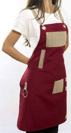 Men and Women Apron for Kitchen, Gardening, Artist, Chef, Work | Canvas, Waterproof, Adjustable Straps Unisex