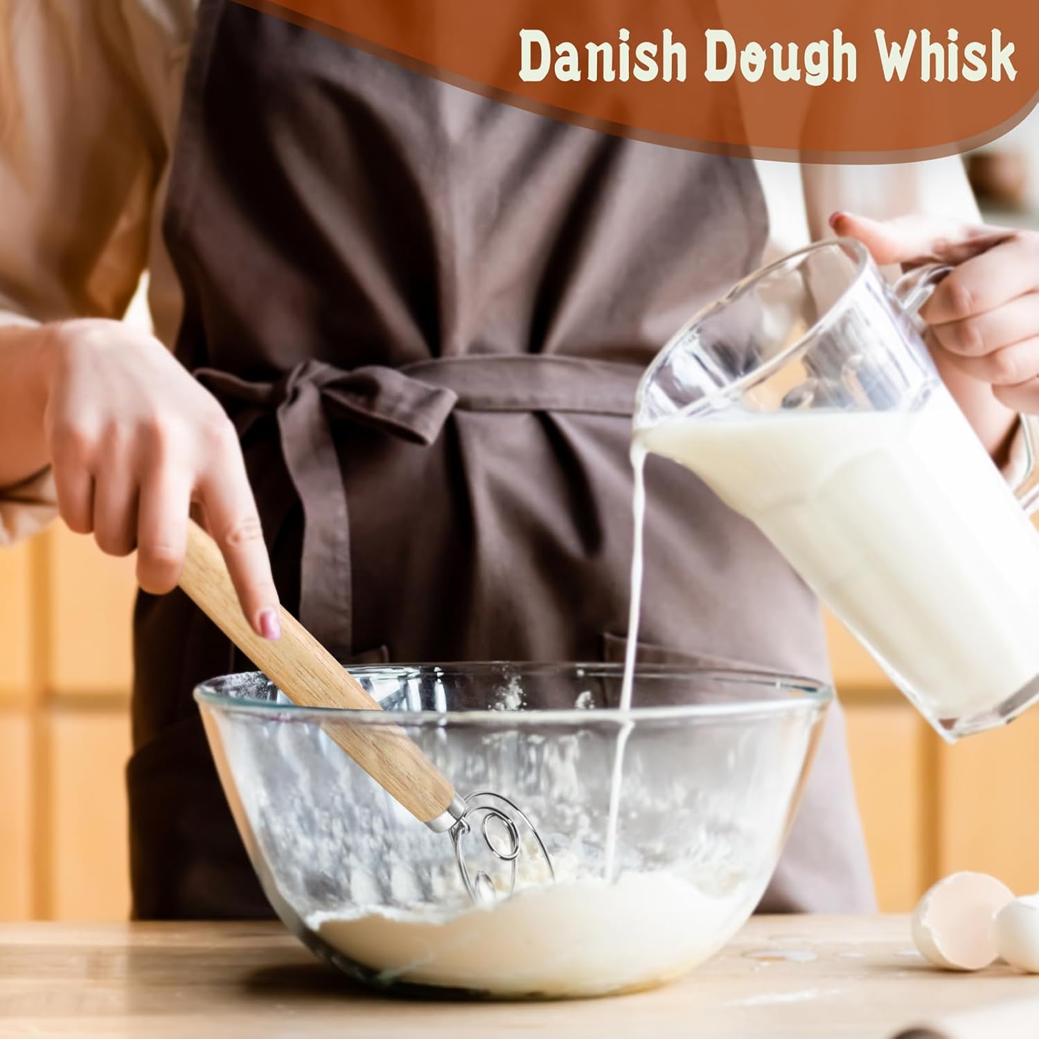 Banneton Bread Proofing Basket Set,11" Round Sourdough Bread Baking Supplies, Sourdough Starter Kit with Bread Lame,Danish Whish, Bowl Scraper,Dough Whisk for Bread Making