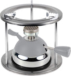 BLUEFIRE Butane Mini Burner for Tabletop Coffee Siphon Syphon/w Furnace Stand and Assembly Rack Ceramic Windproof Torch Head Portable Cooking Stove Espresso Maker Chafing Soup Tureens Fondue