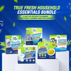 True Fresh Dishwasher Cleaner & Deodorizer Tablets 18-Pack, 20g Each - Powerful Limescale & Odor Removal - Deep Clean for Sparkling Dishwashers - Safe, Effective, and Compatible with All Models