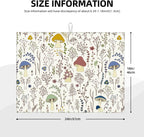 Cute Mushrooms Wild Plant Dish Drying Mat 18"x24" Microfiber Absorbent Fast Dry Mat for Kitchen Counter Coffee Bar Colored Mushroom Large Drying Mat Kitchen Decor Gifts