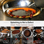 Bottomless Portafilter 54mm Compatible for Breville Barista Express, Pro, Touch, and Impress | Bonus Puck Screen | T Buckle Black Rosewood Handle