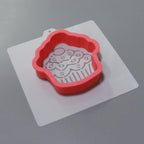 Cupcake Cookie cutter and stencil set Baking stencils and cutters bundle DIY bakery decorating kit Cookie cutter with stencils Icing stencil and cookie cutter combo (Cupcake)