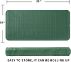 Silicone Dish Drying Mat for Multiple Usage,Easy clean,Eco-friendly,Heat-resistant Silicone Mat for Kitchen Counter or Sink,Refrigerator or Drawer Liner Green 5XL 36inches x 18inches
