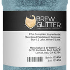 Teal BREW GLITTER Edible Glitter For Drinks, Cocktails, Beer, Garnish Glitter & Beverages | KOSHER & HALAL Certified | 100% Edible & Food Grade | Vegan, Gluten, Nut Free (45g Shaker, Teal)